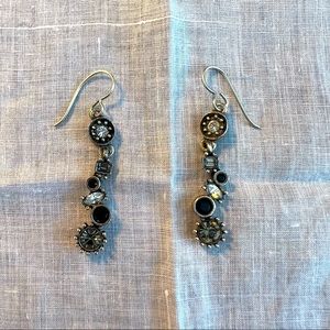 Patricia Locke Pendant Silver Earrings